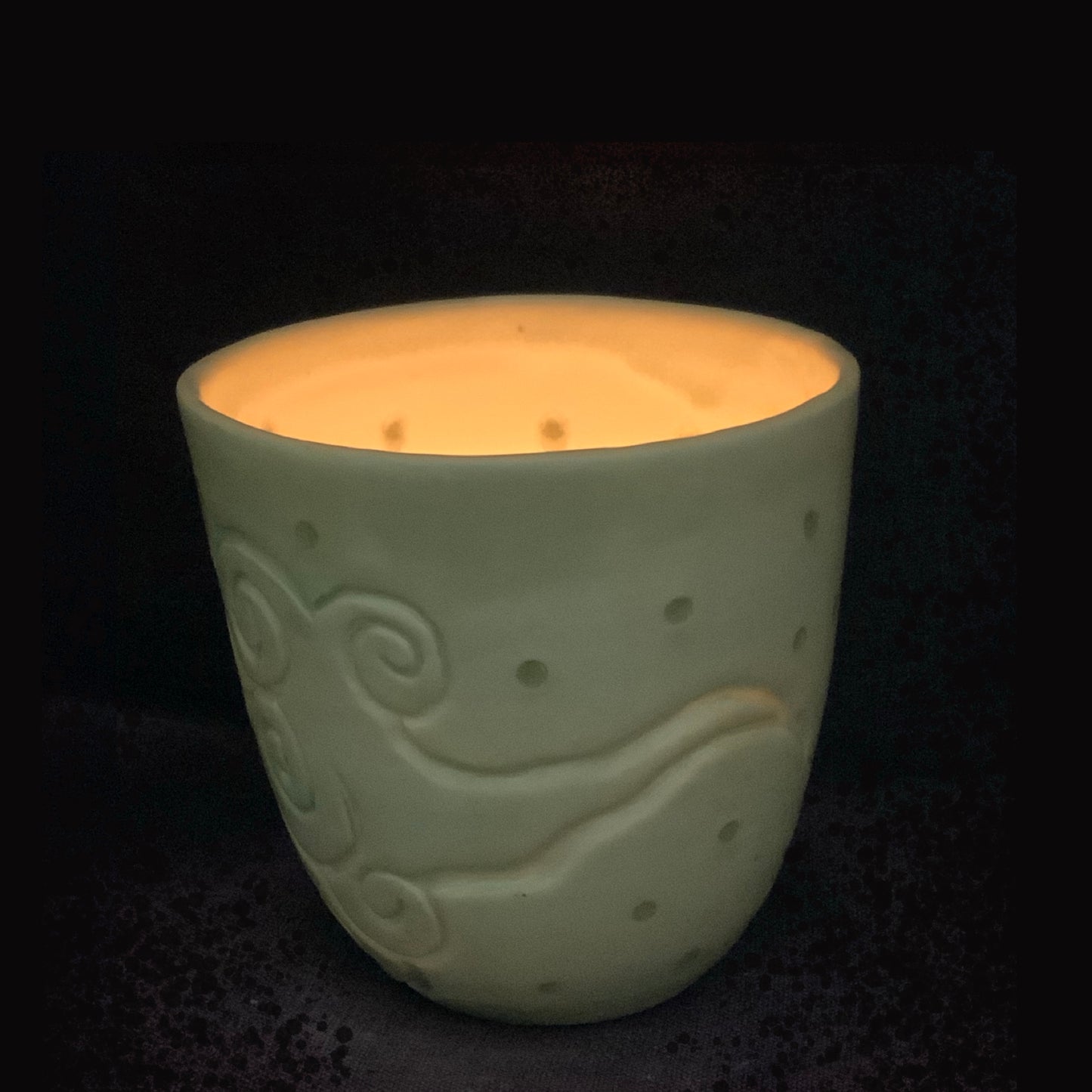 Small Foggy Night Porcelain Tumbler