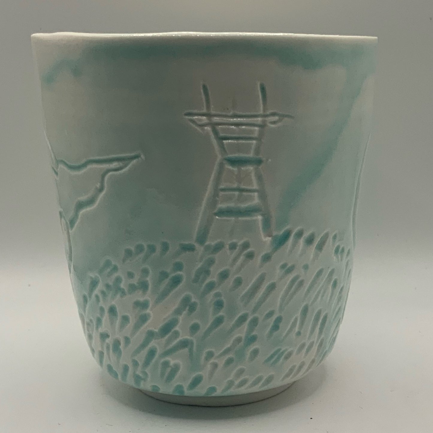 Windy Day at Sutro Tower Tumbler