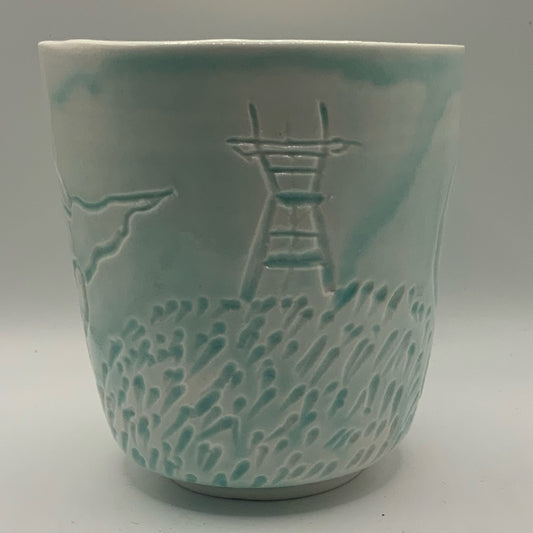 Windy Day at Sutro Tower Tumbler